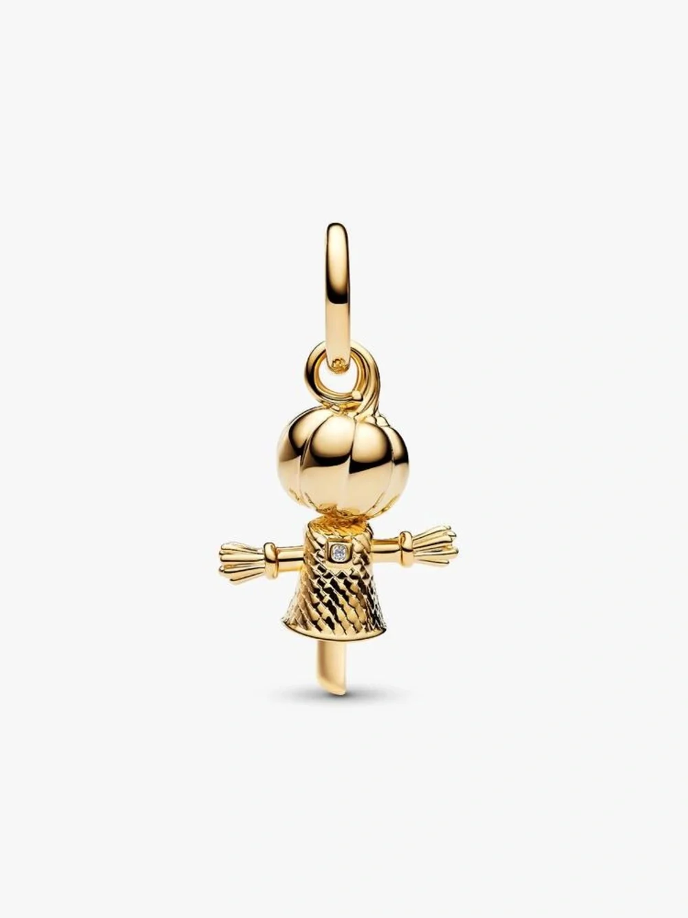 Pandora Pumpkin Scarecrow Dangle Charm